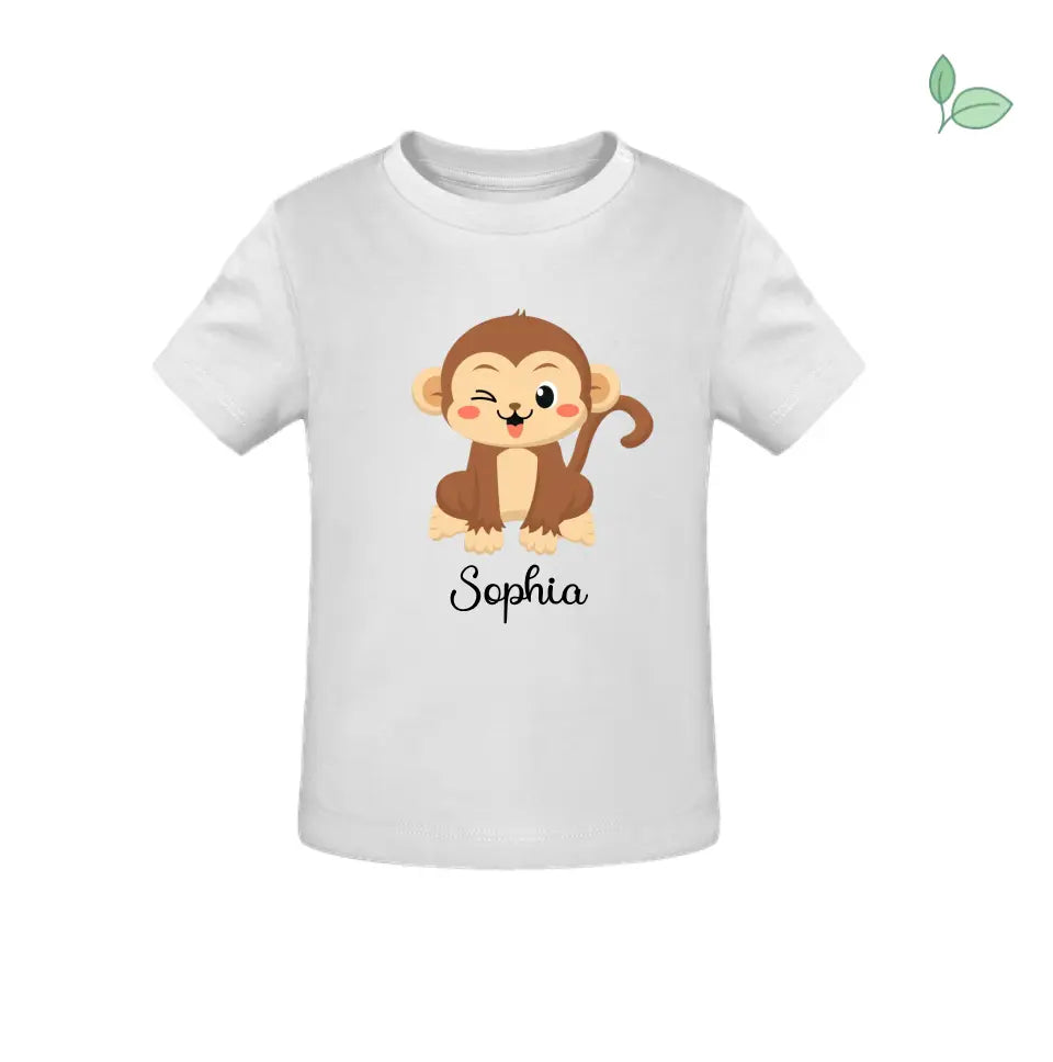 Baby T-Shirts - Weiß - Zoo Motive