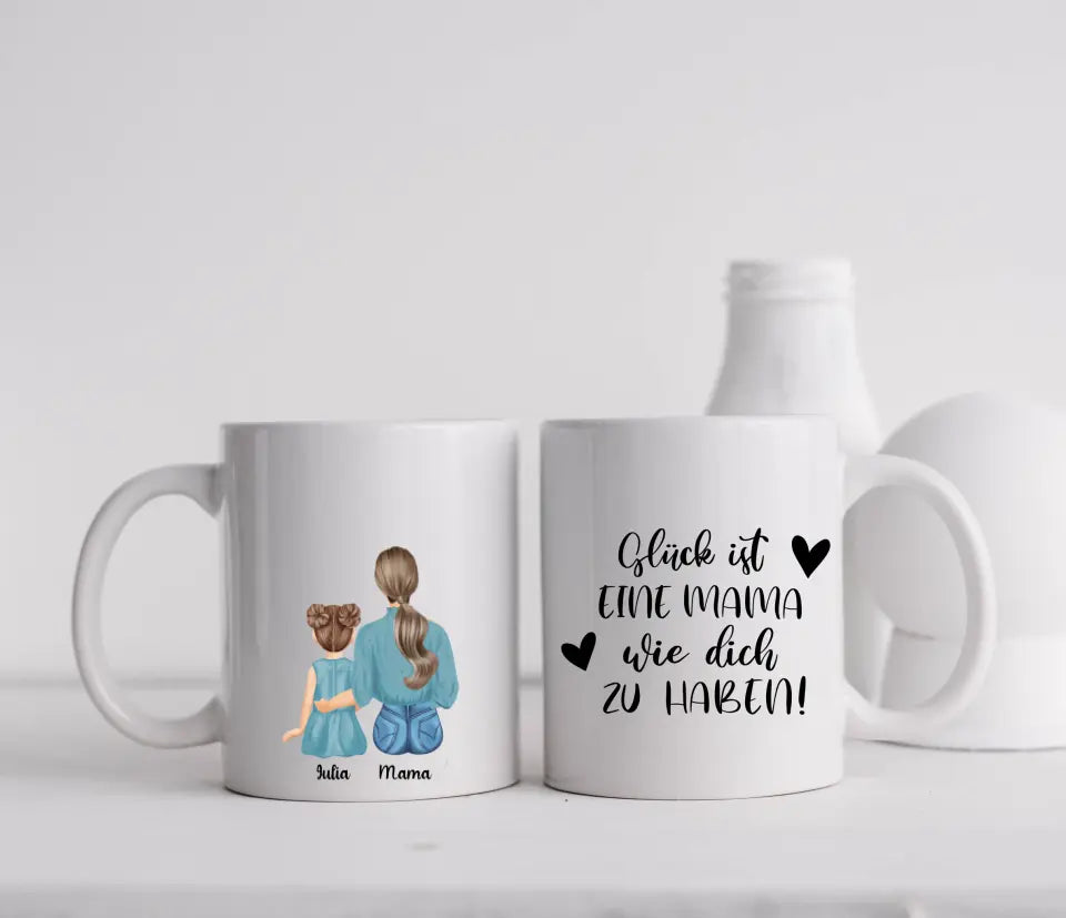 Tasse - Mutter und Tochter - beidseitiger Druck