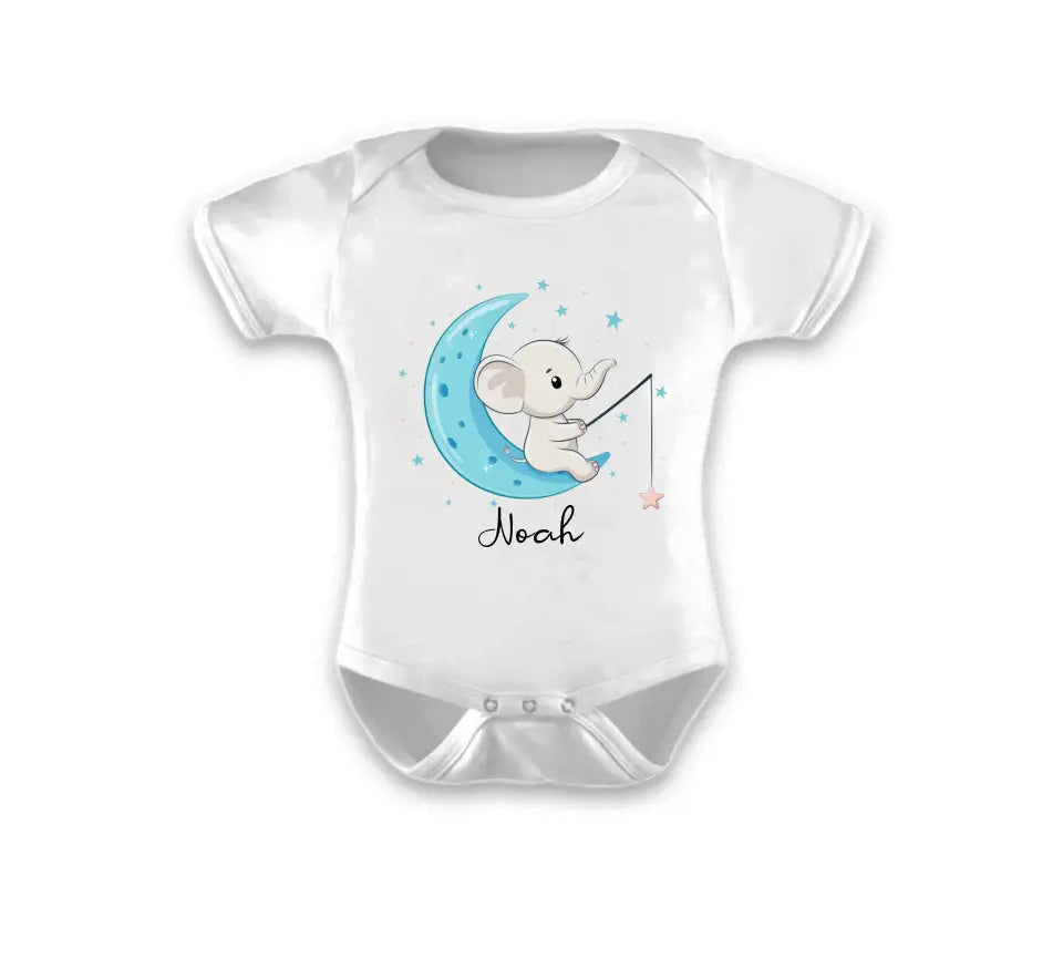 Baby Body - Weiß - Zoo Motive